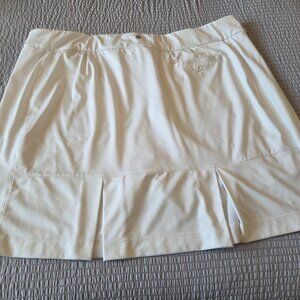 EPNY-KNIT SKORT W/ BACK MESH PLEAT DETAIL- XXL